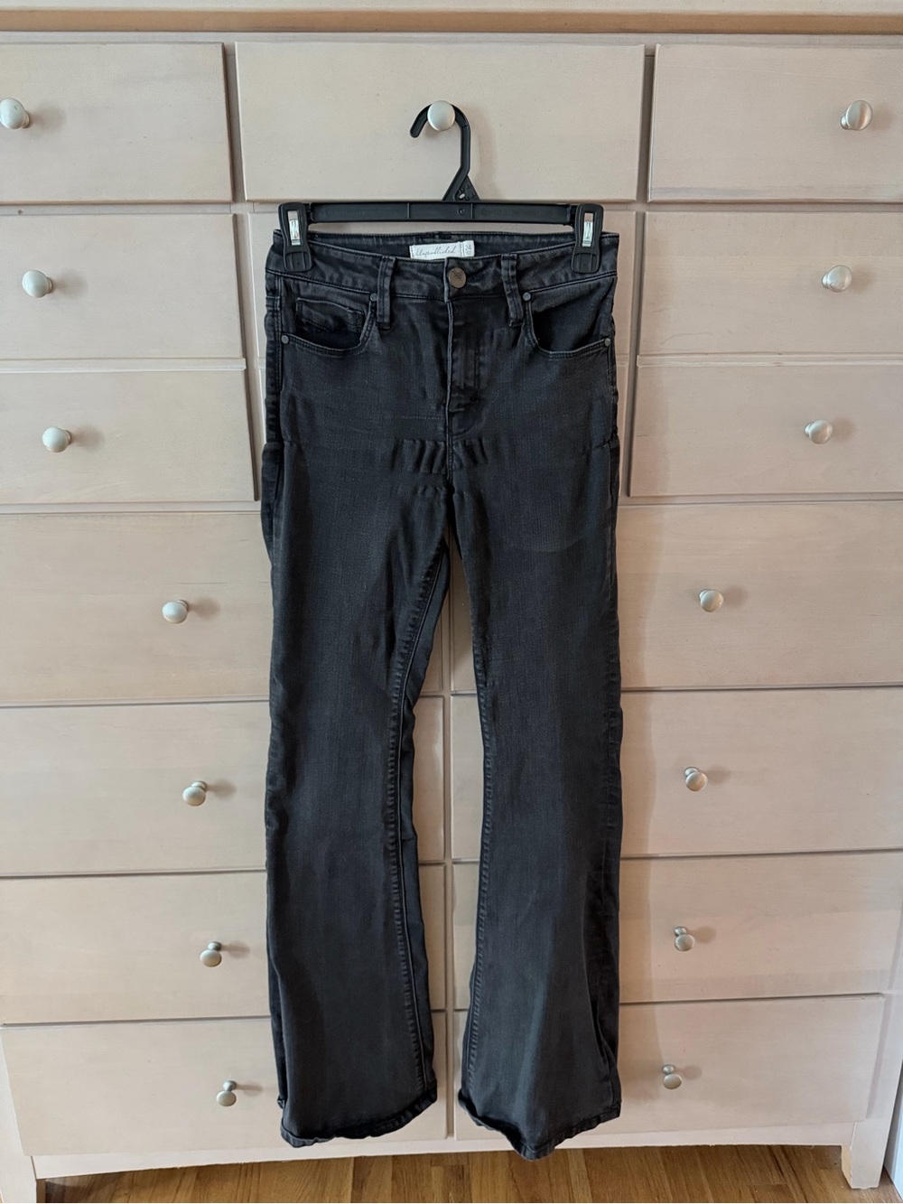Unpublished | Black Flare Jeans Size 24